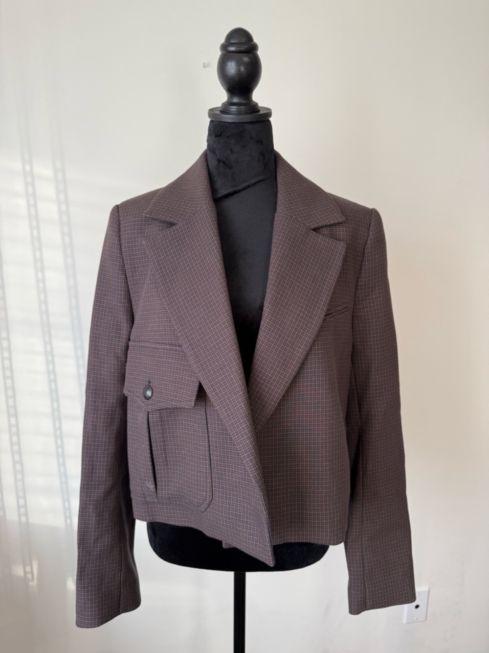 Zara Black Lined Blazer with Tags